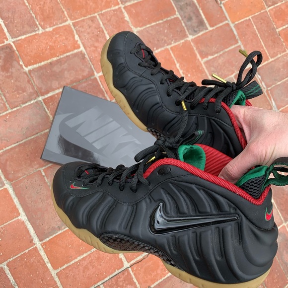 gucci foamposite black